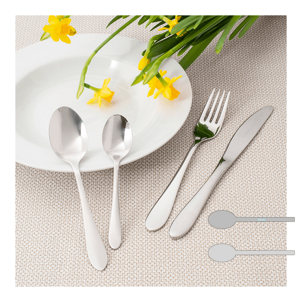 Steel Dessert Spoons